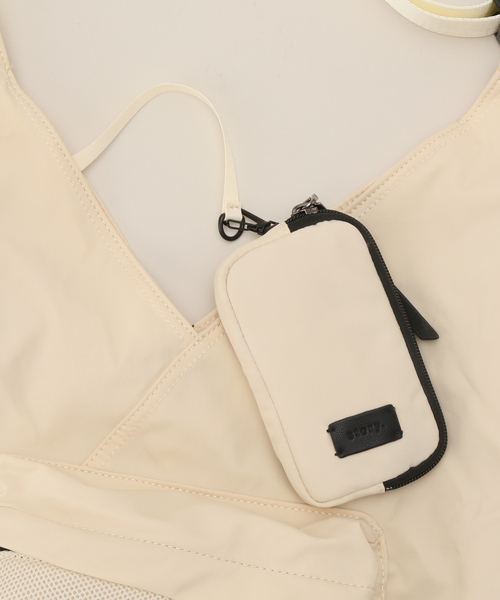 story.（ストーリー）の「【story./ストーリー】 ナイロントライアングルバッグ（トートバッグ・レディース・ホワイト/ブラック・FREE）」の13枚目の写真