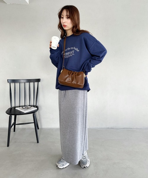 MYMOOD.（マイムード）の「tack desigh leather shoulder bag／2WAYタックデザインPUショルダーバッグ（ショルダーバッグ・レディース・ブラック/アイボリー/ブラウン・FREE）」の20枚目の写真