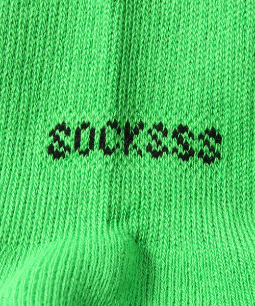 SOCKSSS（ソックス）の「【SOCKSSS / ソックス】APPLEBOTTOM（ソックス/靴下・メンズ・ライトグリーン・SMALL/LARGE）」の3枚目の写真