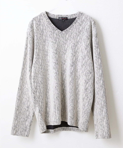 MK MICHEL KLEIN HOMME (エムケーミッシェルクランオム)の「【WEB限定】楊柳クレープカットソー(Tシャツ/カットソー・メンズ・ホワイト/ライトグレー/ピンク/チャコールグレー・48/46/51/44)」の3枚目の写真