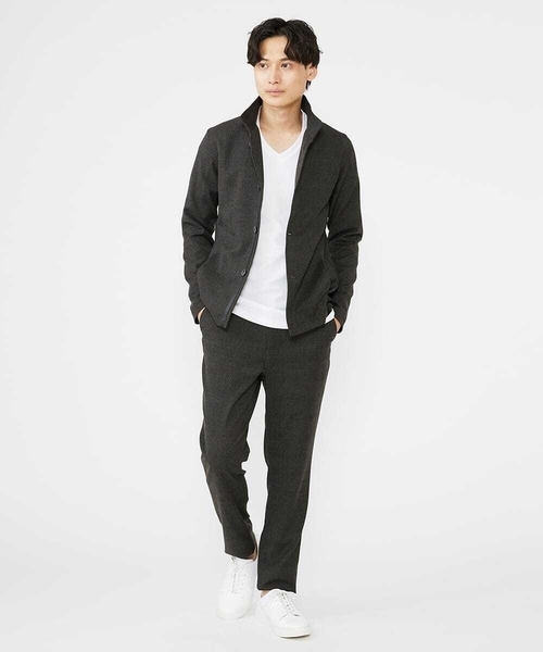 MK MICHEL KLEIN HOMME (エムケーミッシェルクランオム)の「【WEB限定】楊柳クレープカットソー(Tシャツ/カットソー・メンズ・ホワイト/ライトグレー/ピンク/チャコールグレー・48/46/51/44)」の12枚目の写真