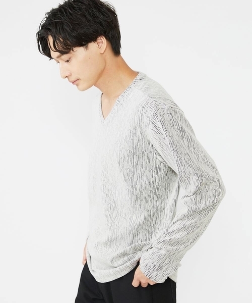 MK MICHEL KLEIN HOMME (エムケーミッシェルクランオム)の「【WEB限定】楊柳クレープカットソー(Tシャツ/カットソー・メンズ・ホワイト/ライトグレー/ピンク/チャコールグレー・48/46/51/44)」の14枚目の写真