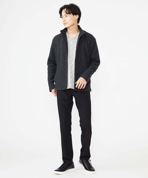 MK MICHEL KLEIN HOMME (エムケーミッシェルクランオム)の「【WEB限定】楊柳クレープカットソー(Tシャツ/カットソー・メンズ・ホワイト/ライトグレー/ピンク/チャコールグレー・48/46/51/44)」の20枚目の写真