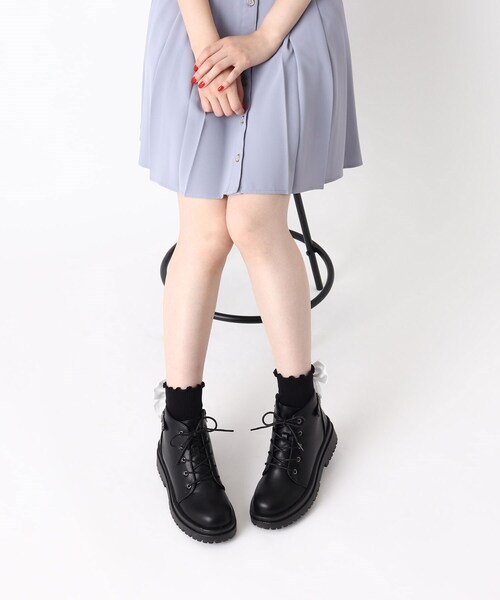 cs T&P(シーエスティーアンドピー)の「2段ソールブーツ(ブーツ・レディース・ブラック・L/S/M/LL)」の3枚目の写真