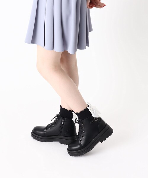 cs T&P(シーエスティーアンドピー)の「2段ソールブーツ(ブーツ・レディース・ブラック・L/S/M/LL)」の14枚目の写真