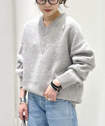 AP STUDIO | wool Vneck Pullover(ニット/セーター)