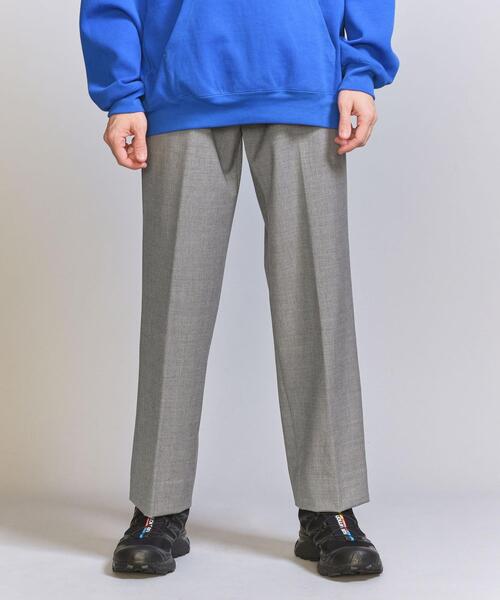 ウールブレンド ストレートパンツ TR ウールブレンド ストレート パンツ
