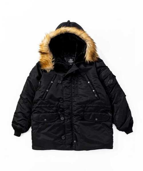 MANASTASH(マナスタッシュ)の「MANASTASH/マナスタッシュ/EXTRA MILE N-3 FIELD COAT/フィールドコート(ミリタリージャケット・メンズ・ブラック/タン・L/XL/M)」の13枚目の写真