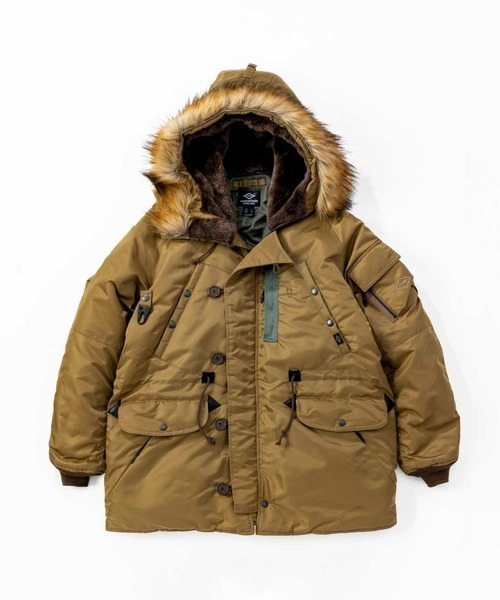 MANASTASH(マナスタッシュ)の「MANASTASH/マナスタッシュ/EXTRA MILE N-3 FIELD COAT/フィールドコート(ミリタリージャケット・メンズ・ブラック/タン・L/XL/M)」の16枚目の写真