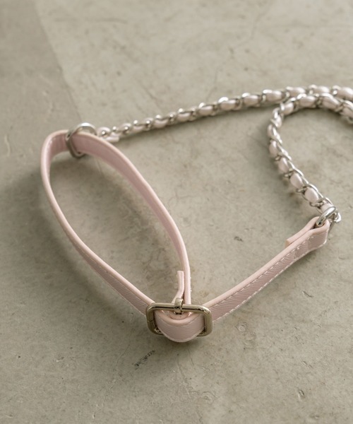 OLIVE des OLIVE（オリーブデオリーブ）の「ハートエンブレム付きバニティーバッグ　1032120180（ショルダーバッグ・レディース・ピンク/ブラック/オフホワイト・FREE）」の13枚目の写真