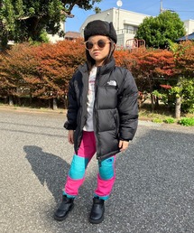 子供THE NORTH FACEノースフェイスNUPTSE COATヌプシコート THE NORTH FACE ザ・ノース・フェイス キッズ ダウンジャケット