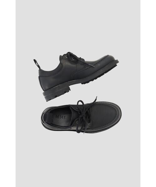 MHL.(エムエイチエル)の「SCHOOL SHOES(ブーツ・レディース・ブラック・4/5/3)」の1枚目の写真