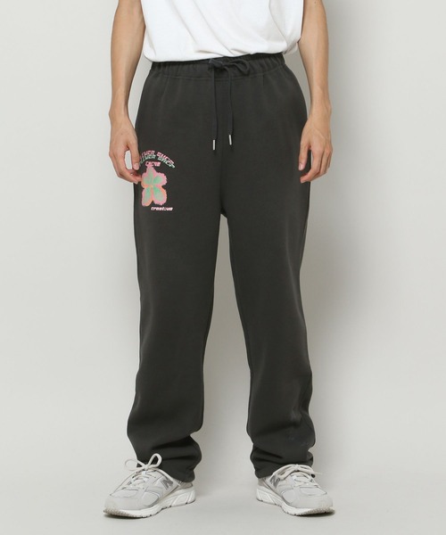 ALAND(エーランド)の「【UNISEX】GROVE×ALAND/GV flowerモチーフパンツ(裏起毛) /グローブ/ 2988733(スウェットパンツ・レディース・オフホワイト/チャコール・LARGE/MEDIUM)」の18枚目の写真