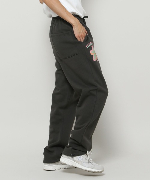 ALAND(エーランド)の「【UNISEX】GROVE×ALAND/GV flowerモチーフパンツ(裏起毛) /グローブ/ 2988733(スウェットパンツ・レディース・オフホワイト/チャコール・LARGE/MEDIUM)」の14枚目の写真