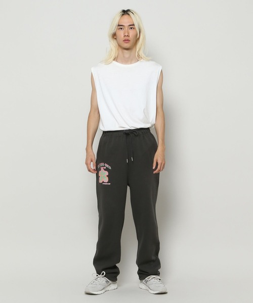 ALAND(エーランド)の「【UNISEX】GROVE×ALAND/GV flowerモチーフパンツ(裏起毛) /グローブ/ 2988733(スウェットパンツ・レディース・オフホワイト/チャコール・LARGE/MEDIUM)」の17枚目の写真