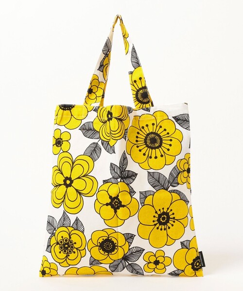 marimekko(マリメッコ)の「marimekko / Kestit ファブリックバッグ(トートバッグ・メンズ・イエロー・ONE SIZE)」の3枚目の写真