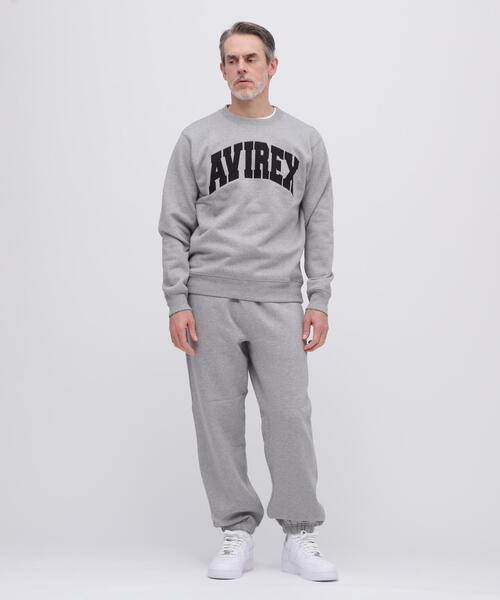 AVIREX（アヴィレックス）の「【DAILY/デイリー】CREW NECK L/S SWEAT LOGO / クルーネック ロングスリーブ スウェット / AVIREX / アヴィレックス（スウェット・メンズ・ブラック/ホワイト系2/ネイビー/その他17・XL/M/2XL/L）」の10枚目の写真
