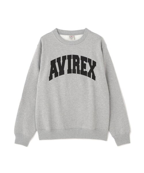 AVIREX（アヴィレックス）の「【DAILY/デイリー】CREW NECK L/S SWEAT LOGO / クルーネック ロングスリーブ スウェット / AVIREX / アヴィレックス（スウェット・メンズ・ブラック/ホワイト系2/ネイビー/その他17・XL/M/2XL/L）」の15枚目の写真