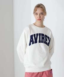 AVIREX（アヴィレックス）の「【DAILY/デイリー】CREW NECK L/S SWEAT LOGO / クルーネック ロングスリーブ スウェット / AVIREX / アヴィレックス（スウェット）」