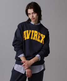 AVIREX（アヴィレックス）の「【DAILY/デイリー】CREW NECK L/S SWEAT LOGO / クルーネック ロングスリーブ スウェット / AVIREX / アヴィレックス（スウェット）」