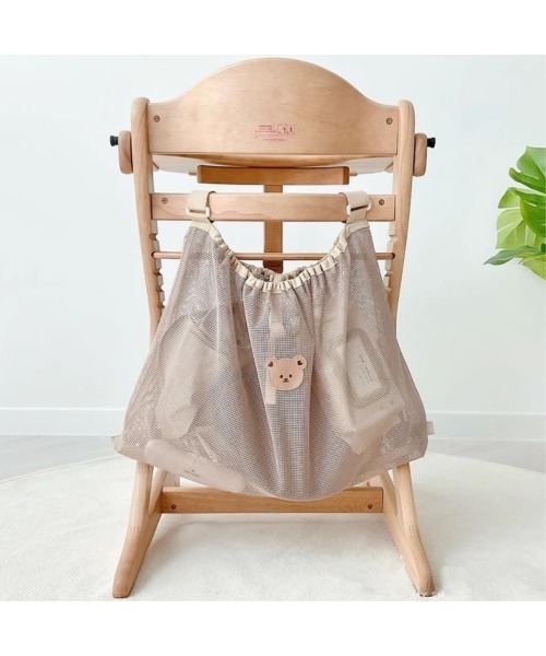 lit.Cy(リットシー)の「大容量 ベビーカーアンダーバッグ 荷物入れ(ベビーカー/ベビーカー用品・レディース・ベージュ/オフホワイト/ホワイト系その他/ブラック/ブラック系その他/ホワイト系その他2・FREE)」の6枚目の写真