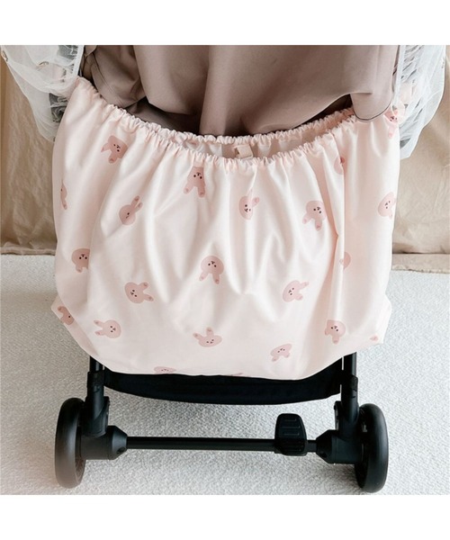 lit.Cy(リットシー)の「大容量 ベビーカーアンダーバッグ 荷物入れ(ベビーカー/ベビーカー用品・レディース・ベージュ/オフホワイト/ホワイト系その他/ブラック/ブラック系その他/ホワイト系その他2・FREE)」の4枚目の写真