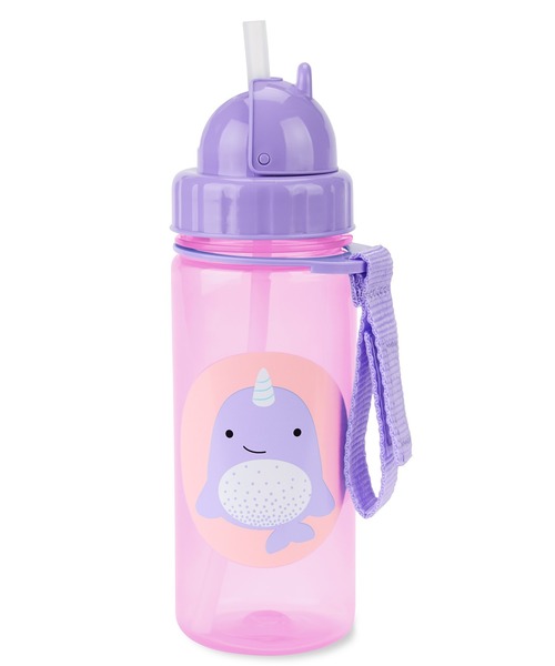 SKIP HOP(スキップホップ)の「アニマル・ストローボトル/390ml(マグ/哺乳瓶/お食事グッズ・キッズ・ブルー/パープル・ONE SIZE)」の5枚目の写真