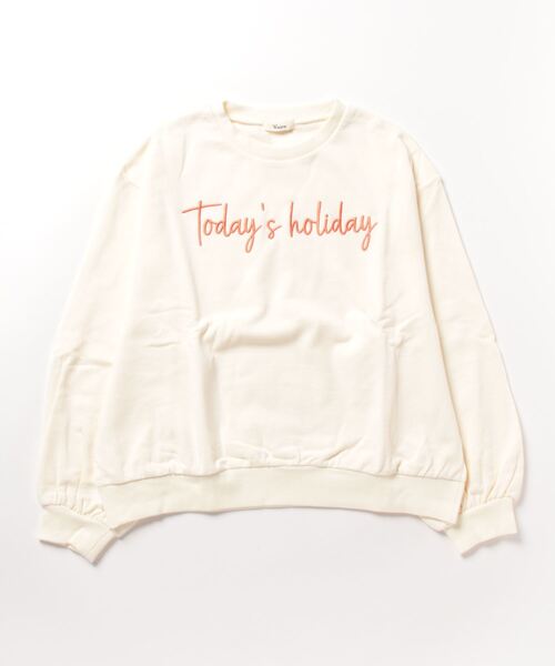 unica(ユニカ)の「today'sトレーナー(スウェット・レディース・ネイビー/オフホワイト・FREE)」の6枚目の写真