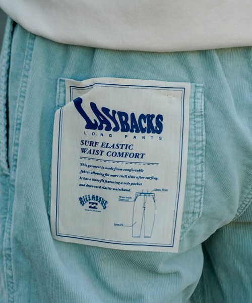 BILLABONG（ビラボン）の「【直営店限定】BILLABONG メンズ LAYBACKS LONG PANT ロングパンツ 【2024年春夏モデル】/ビラボンスタンダードストレートコーデュロイイージーロングパンツ（その他パンツ・メンズ・ライトブルー/チャコールグレー・LARGE/MEDIUM/X-LARGE）」の22枚目の写真