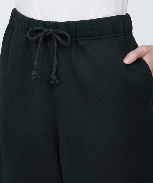 無印良品（ムジルシリョウヒン）の「紳士　スウェットワイドパンツ（スウェットパンツ・メンズ・グレー/スモーキーグリーン系/ブラック/ライトグレー・XL/S/M/L）」の16枚目の写真