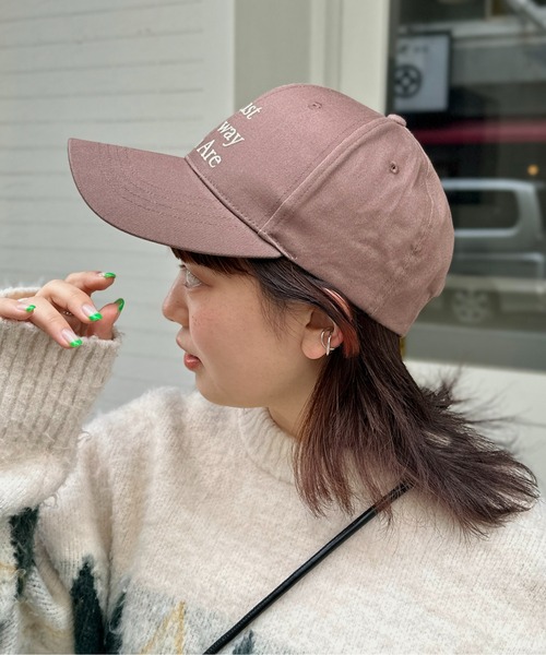 CPCM（シーピーシーエム）の「小顔見えロゴキャップ（キャップ・レディース・ブラック/ベージュ/グリーン/モカ・FREE）」の16枚目の写真