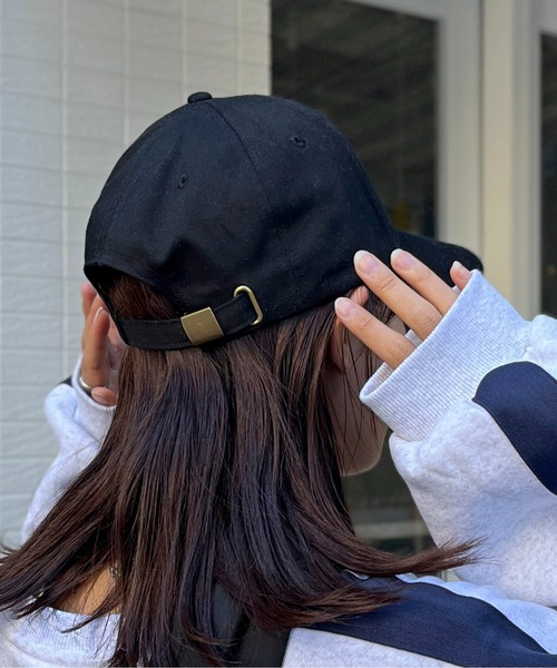 CPCM（シーピーシーエム）の「小顔見えロゴキャップ（キャップ・レディース・ブラック/ベージュ/グリーン/モカ・FREE）」の7枚目の写真