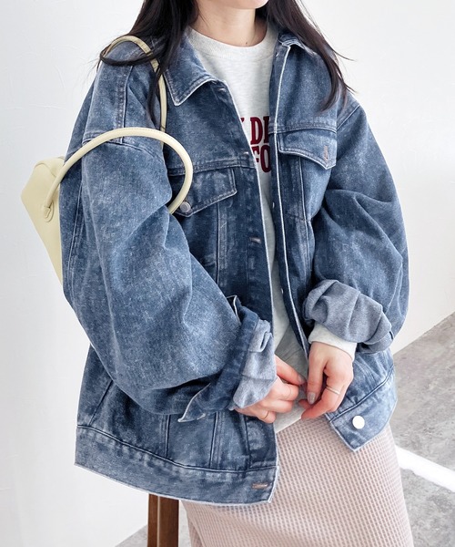 オーバーサイズデニムジャケット（デニムジャケット）｜reca（レカ）