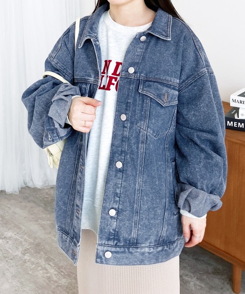 オーバーサイズデニムジャケット（デニムジャケット）｜reca（レカ）