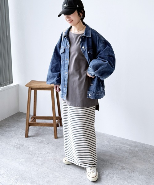 セール】オーバーサイズデニムジャケット（デニムジャケット）｜reca