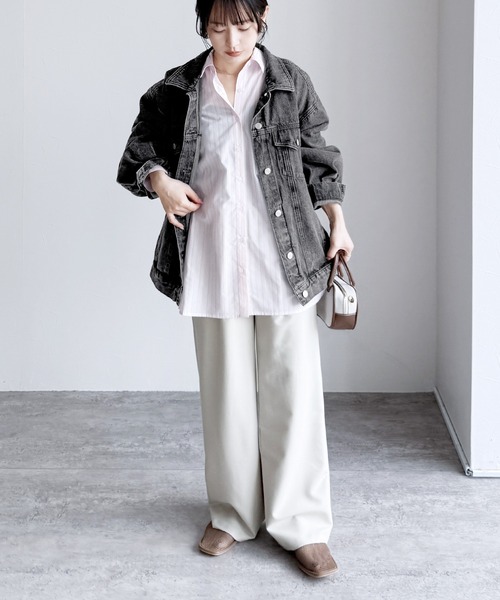 セール】オーバーサイズデニムジャケット（デニムジャケット）｜reca