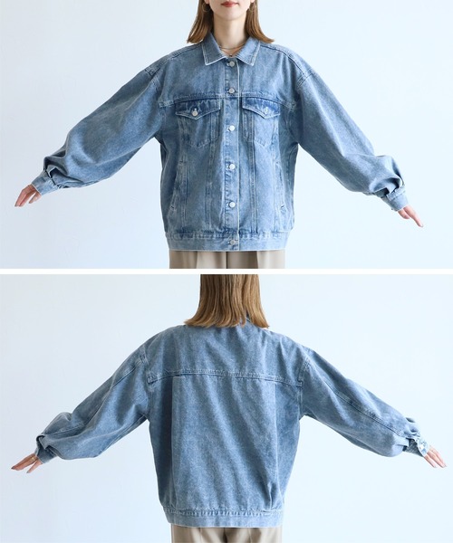 オーバーサイズデニムジャケット（デニムジャケット）｜reca（レカ）