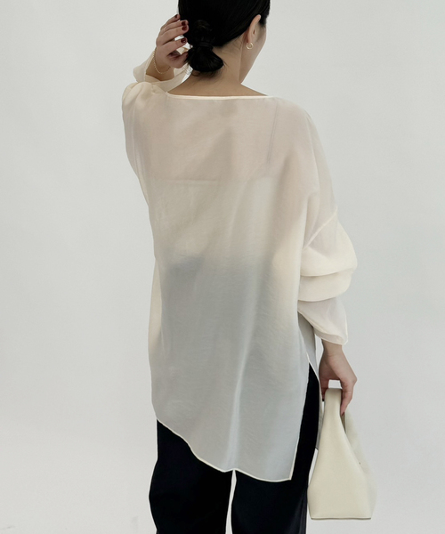 plage（プラージュ）の「CU NY Sheer ブラウス（シャツ/ブラウス 