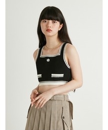 LILY BROWN | 【LILY BROWN×MARY QUANT】クロップドニットビスチェ(ベスト)