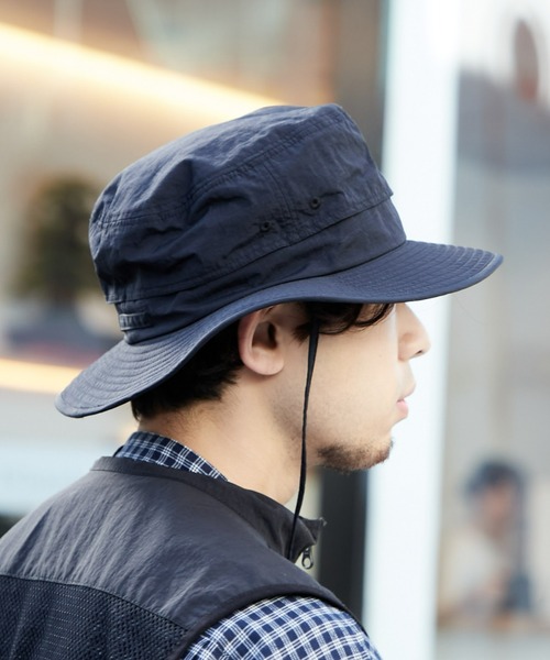 Franklin Climbing(フランクリンクライミング)の「【ESSENTIAL】サファリハット《撥水》(ハット・メンズ・ブラック/ベージュ/カーキ・ONE SIZE)」の5枚目の写真