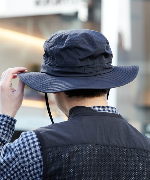 Franklin Climbing(フランクリンクライミング)の「【ESSENTIAL】サファリハット《撥水》(ハット・メンズ・ブラック/ベージュ/カーキ・ONE SIZE)」の6枚目の写真