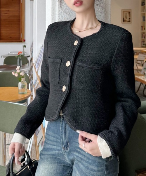 人気完売品✨美品 ソブ ロービングツイードジャケット 芸能人着用 金ボタン 緑 Edit Sheen ジャケット テーラードジャケット 「SET UP対応」金