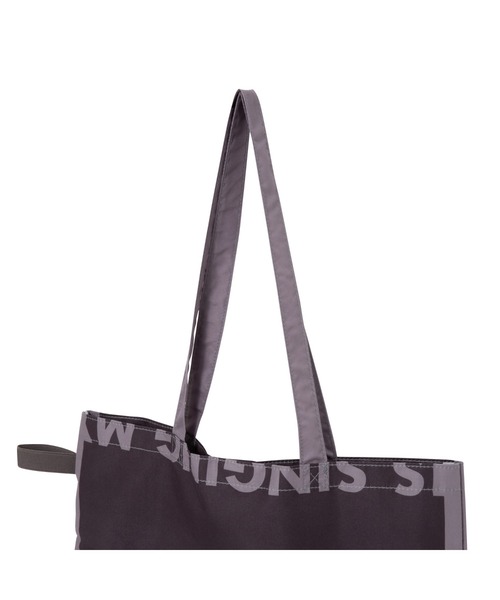 バイカラー 保冷エコバッグ ブラック（トートバッグ