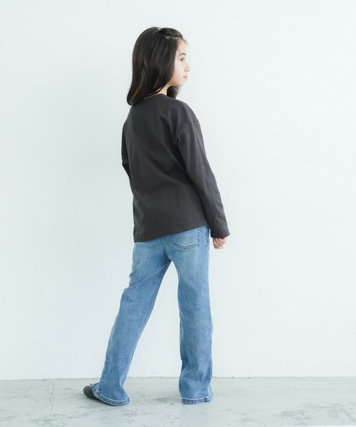 coca（coca）（コカ）の「キッズ アソートプリント長袖Tシャツ（Tシャツ/カットソー・キッズ・ホワイト/グレー/ライトブルー/アイボリー/チャコール/グリーン・130/120/110/140）」の14枚目の写真