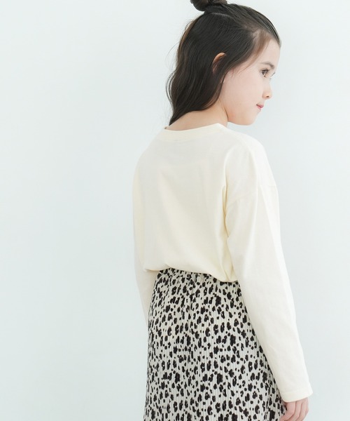 coca（coca）（コカ）の「キッズ アソートプリント長袖Tシャツ（Tシャツ/カットソー・キッズ・ホワイト/グレー/ライトブルー/アイボリー/チャコール/グリーン・130/120/110/140）」の10枚目の写真