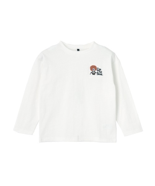 coca（coca）（コカ）の「キッズ アソートプリント長袖Tシャツ（Tシャツ/カットソー・キッズ・ホワイト/グレー/ライトブルー/アイボリー/チャコール/グリーン・130/120/110/140）」の19枚目の写真