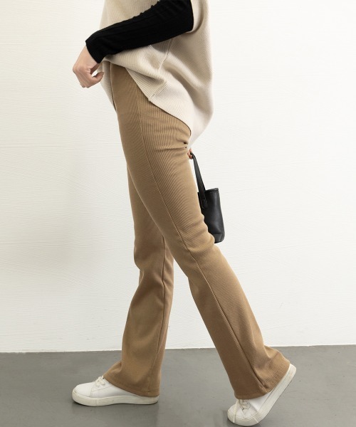 Miniministore(ミニミニストア)の「裏起毛 レギンスパンツ レディース 韓国(チノパンツ・レディース・グレー系2/ライトグレー系1/ブラック系2/ブラック系1/イエロー系1/ベージュ系1/ベージュ系2/ライトグレー系2/イエロー系2/グレー系1・FREE)」の8枚目の写真