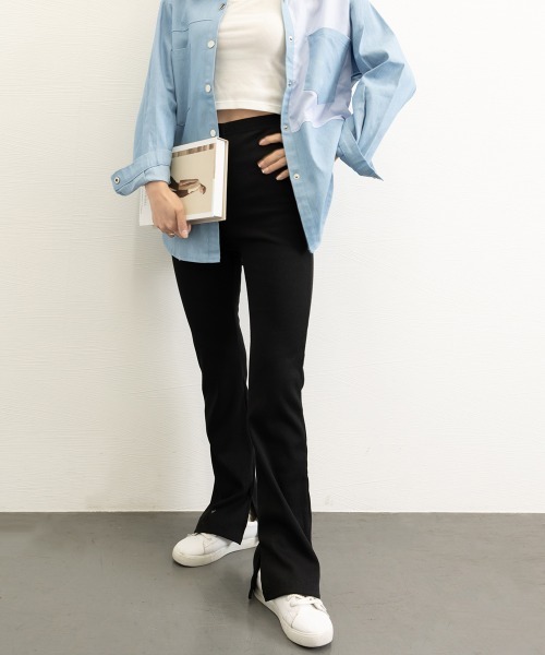 Miniministore(ミニミニストア)の「裏起毛 レギンスパンツ レディース 韓国(チノパンツ・レディース・グレー系2/ライトグレー系1/ブラック系2/ブラック系1/イエロー系1/ベージュ系1/ベージュ系2/ライトグレー系2/イエロー系2/グレー系1・FREE)」の11枚目の写真