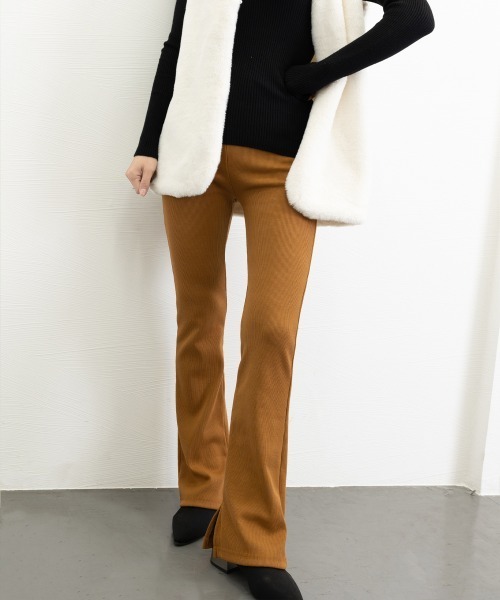Miniministore(ミニミニストア)の「裏起毛 レギンスパンツ レディース 韓国(チノパンツ・レディース・グレー系2/ライトグレー系1/ブラック系2/ブラック系1/イエロー系1/ベージュ系1/ベージュ系2/ライトグレー系2/イエロー系2/グレー系1・FREE)」の16枚目の写真