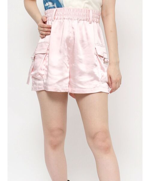 jouetie（ジュエティ）の「サテンキックパンツ（その他パンツ・レディース・ピンク/ブルー/ブラック・MEDIUM）」の6枚目の写真